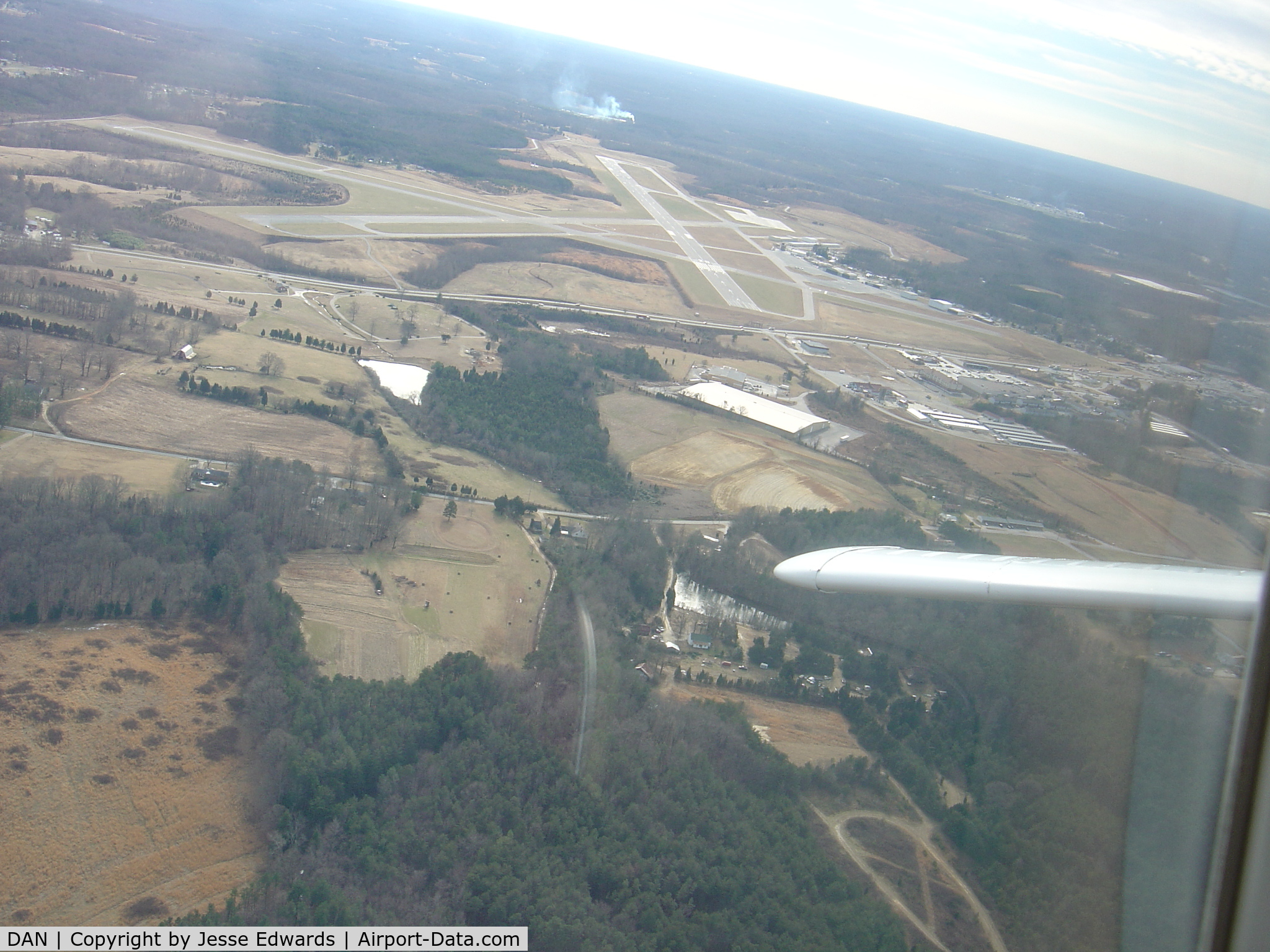 Danville Regional Airport (DAN) - Departing runway 2