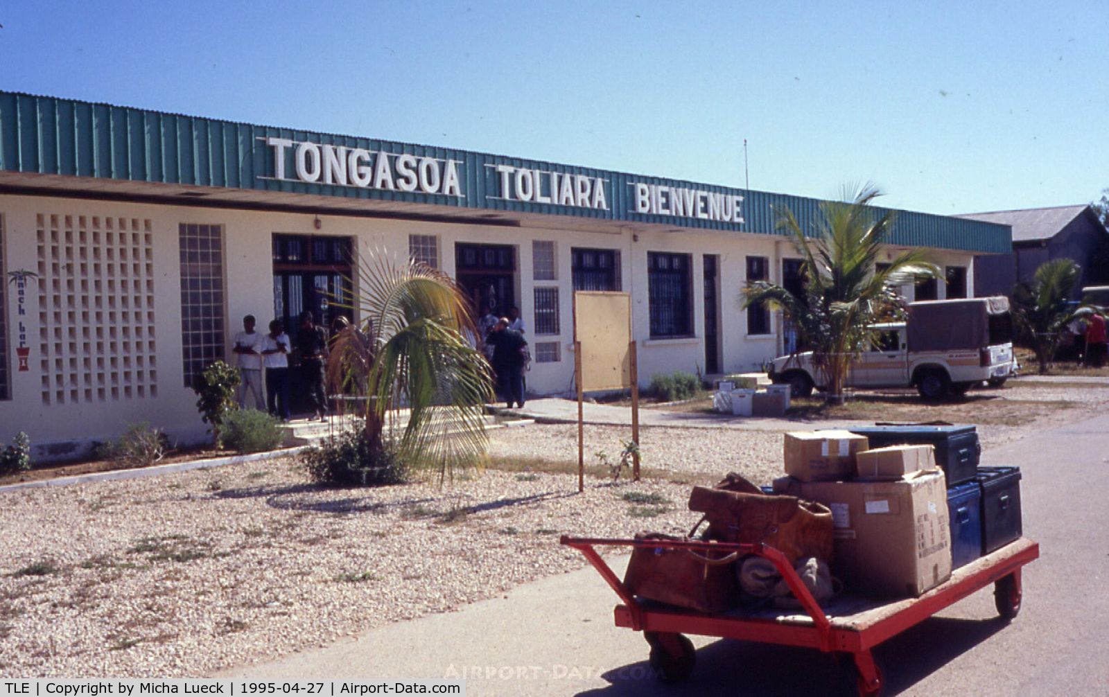 Toliara Airport, Toliara Madagascar (TLE) - View from the apron towards the 