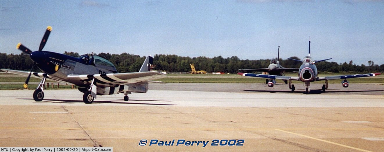 Oceana Nas /apollo Soucek Field/ Airport (NTU) - The USAF heritage flight taxis back in
