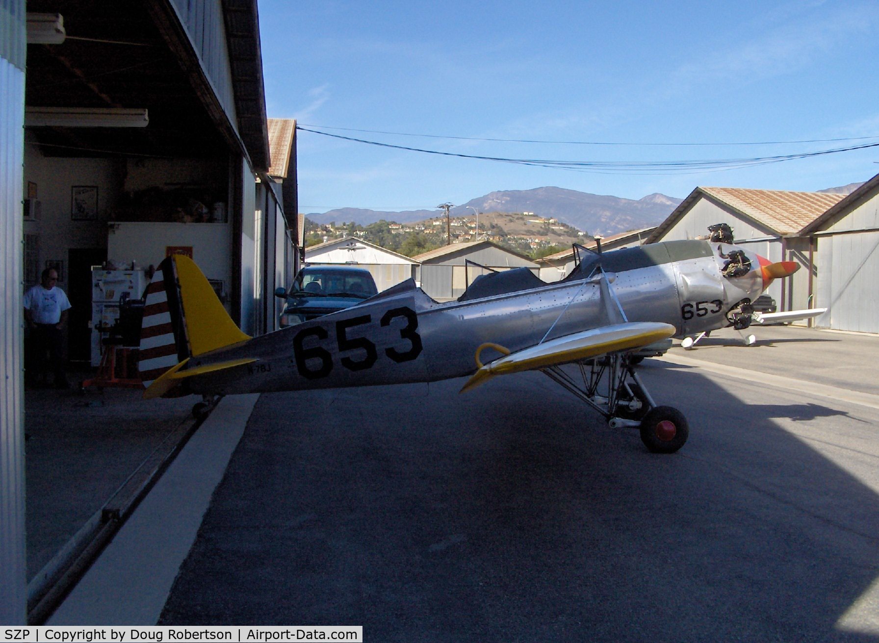 Santa Paula Airport (SZP) - Aviation Museum of Santa Paula, Hangar 4, The Richards hangar