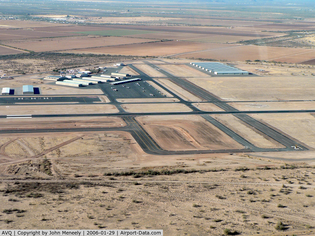 Marana Regional Airport (AVQ) - Taken from Cessna 182 N756EB while on a sightseeing flight