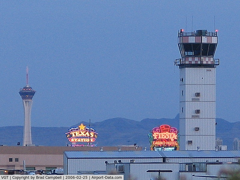 North Las Vegas Airport (VGT) - A tale of two towers.