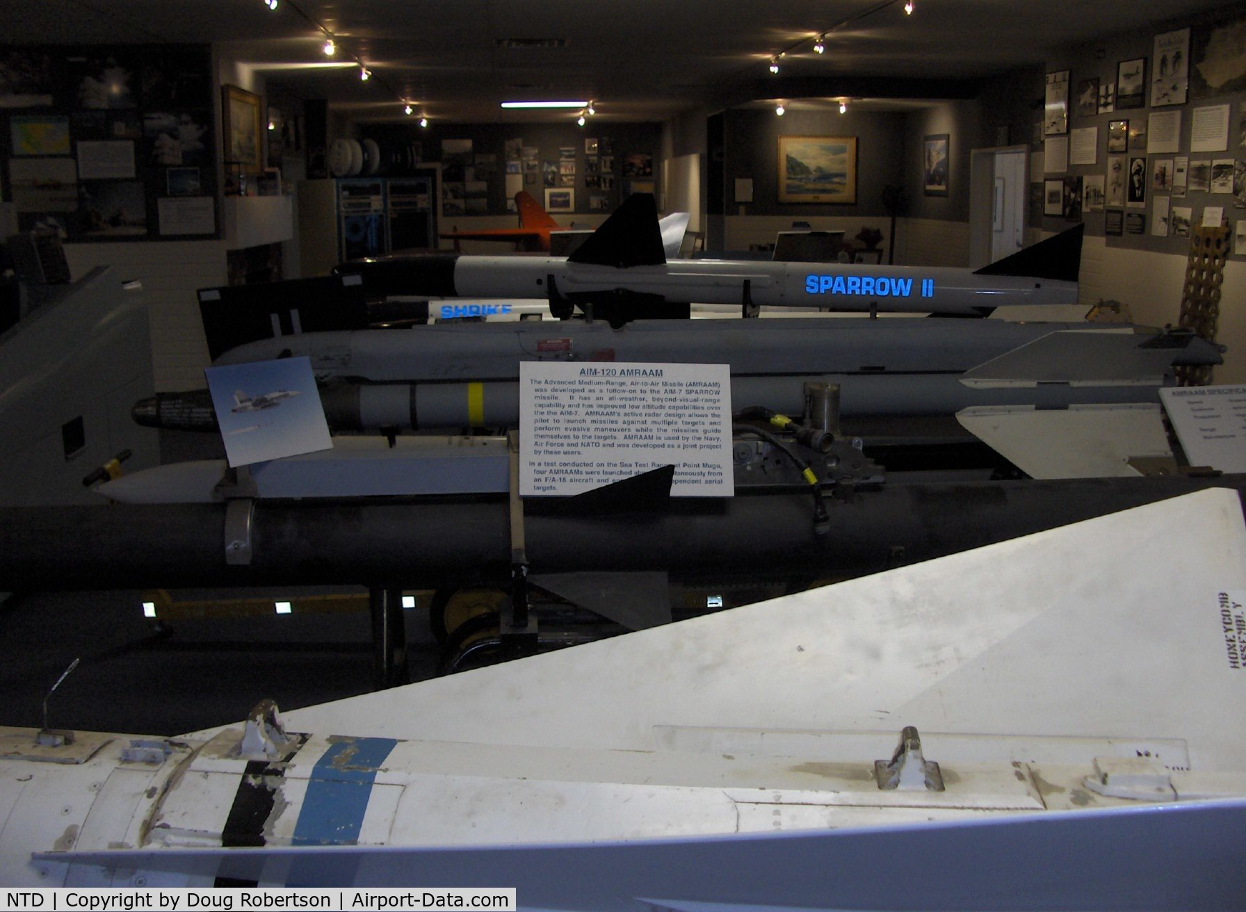 Point Mugu Nas (naval Base Ventura Co) Airport (NTD) - AIM-7 SPARROW II, AGM-45 SHRIKE and AIM-120 AMRAAM  missiles