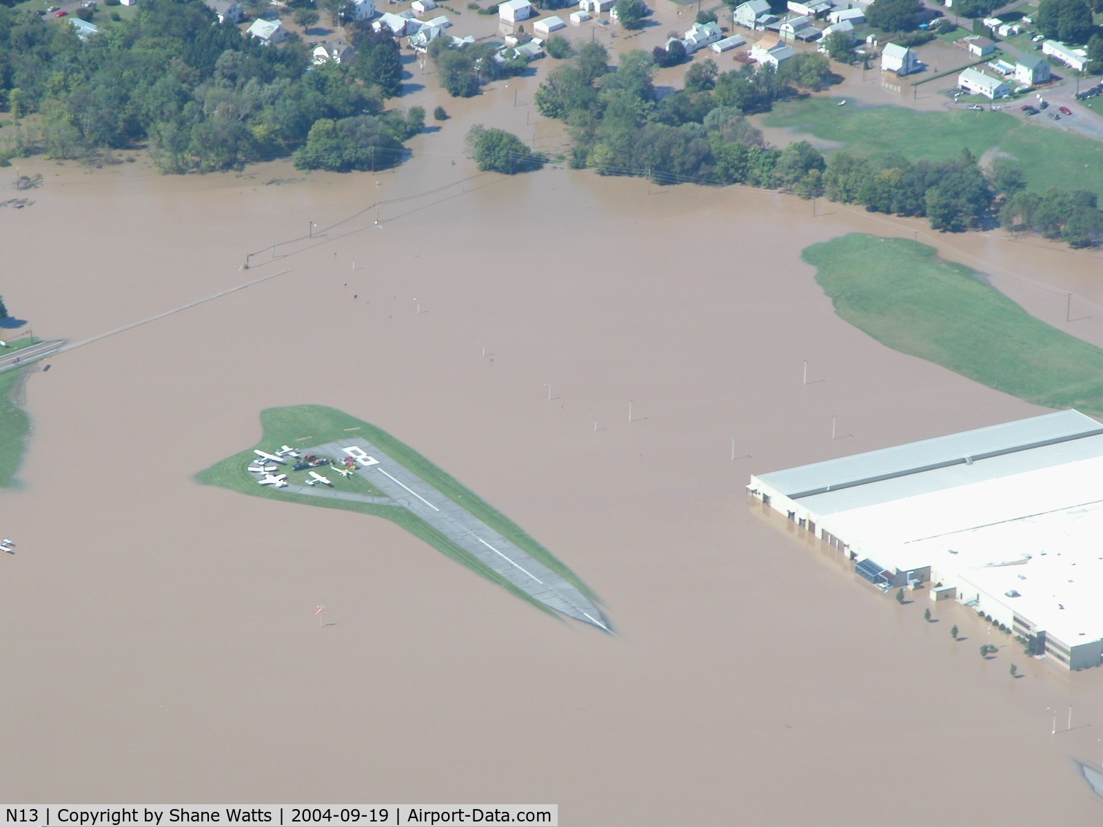 Bloomsburg Municipal Airport (N13) - Hurricane Ivan River Flood