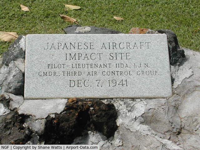 Kaneohe Bay Mcas (marion E. Carl Field) Airport (NGF) - Crash Site of Japanese Bomber - Pearl Harbor