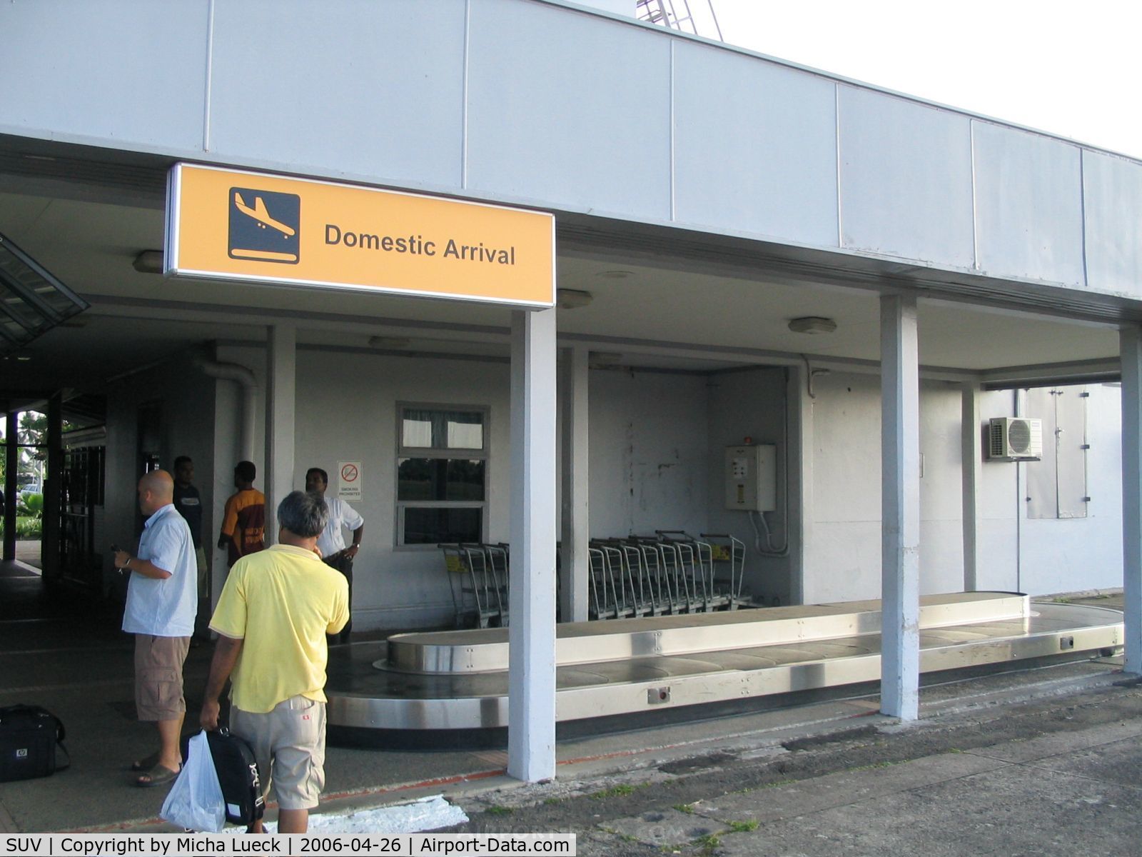 Nausori International Airport, Suva, Viti Levu Fiji (SUV) - Arrivals and baggage caroussel at Suva
