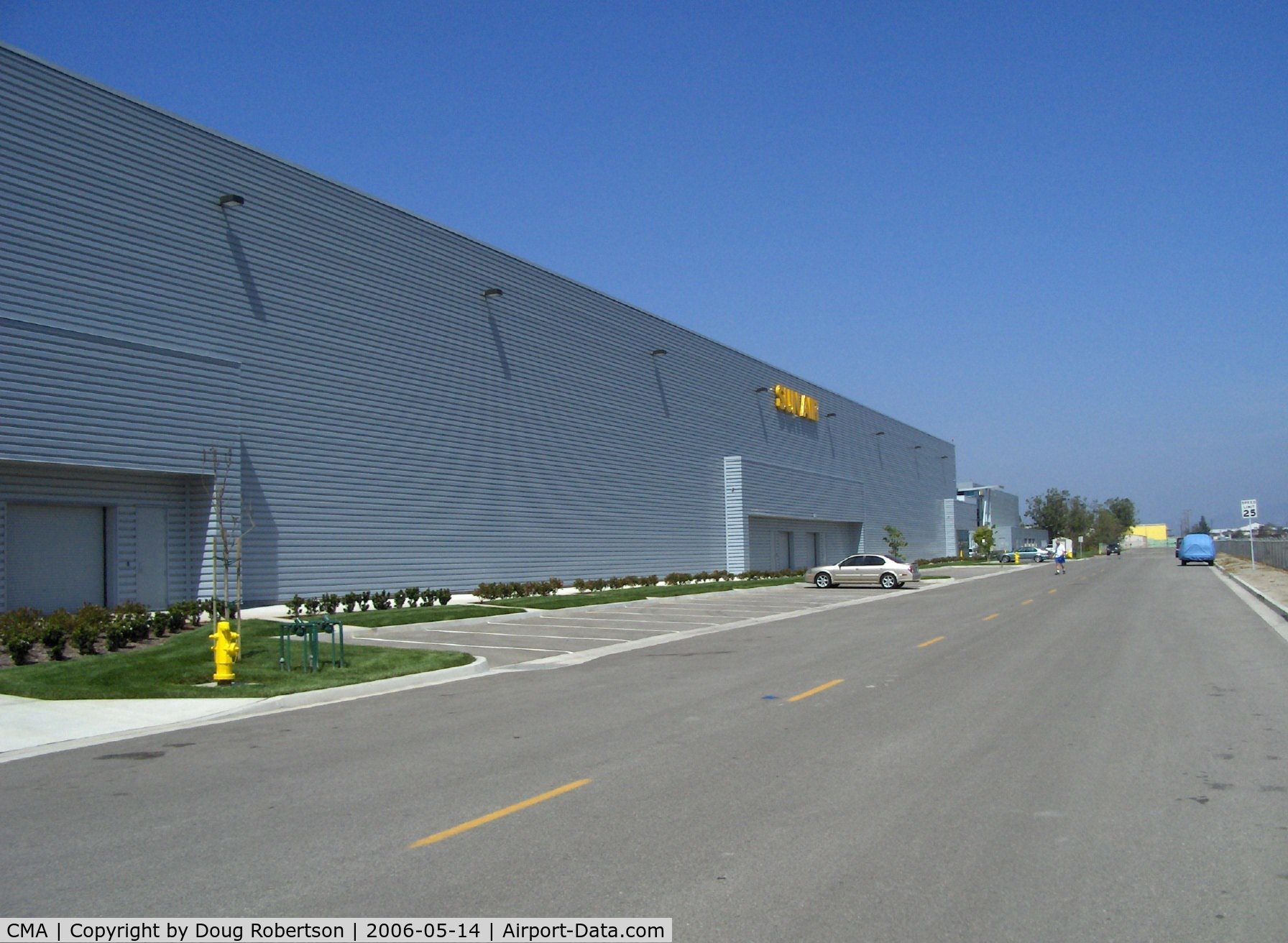 Camarillo Airport (CMA) - Sun Air Jets FBO corporate aircraft maintenance hangars