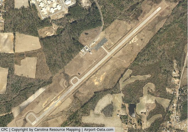 Columbus County Municipal Airport (CPC) - 2004 Aerial Photo of Columbus County Municipal Airport