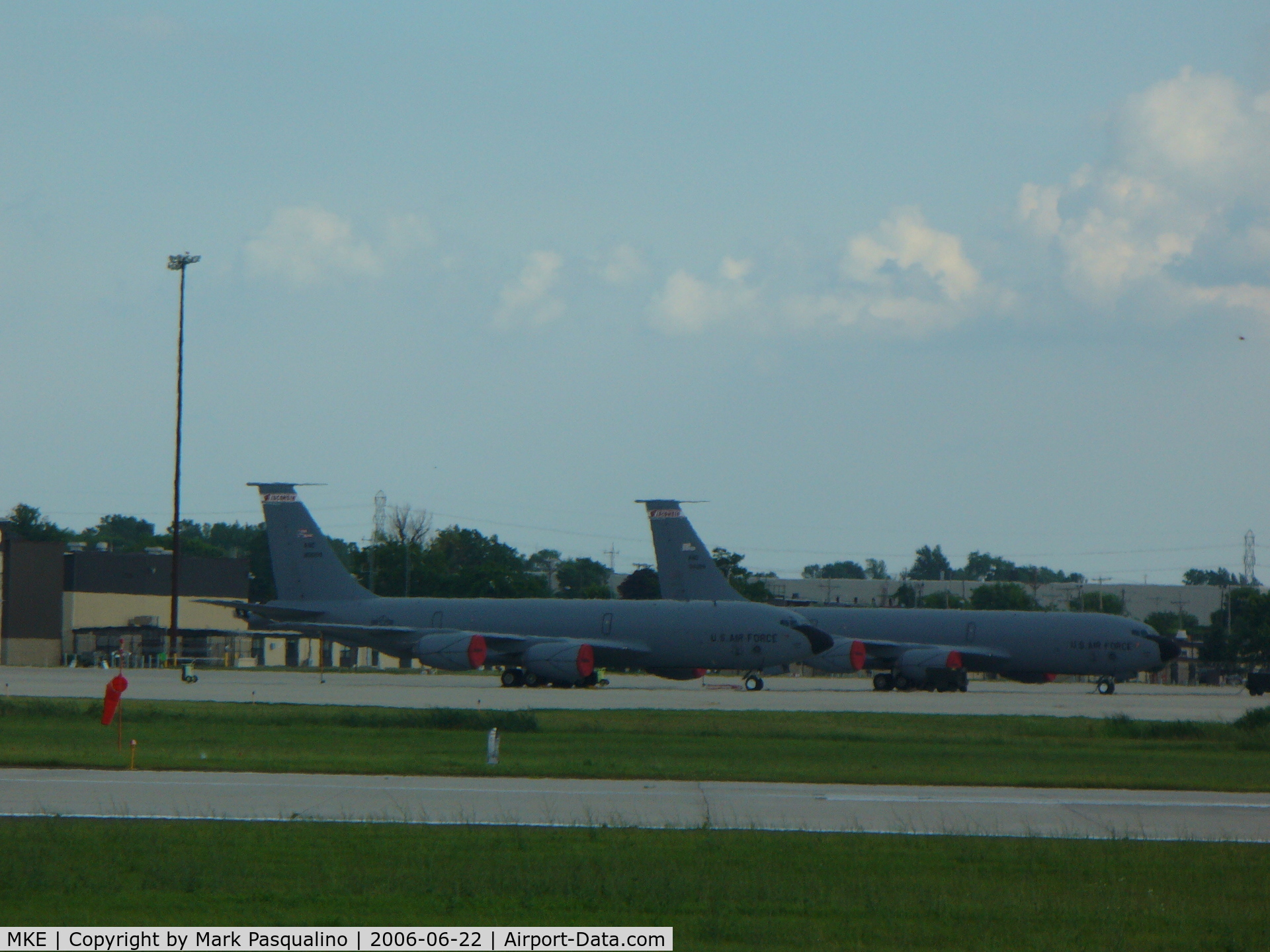 General Mitchell International Airport (MKE) - KC-135 aircraft parked on East Ramp