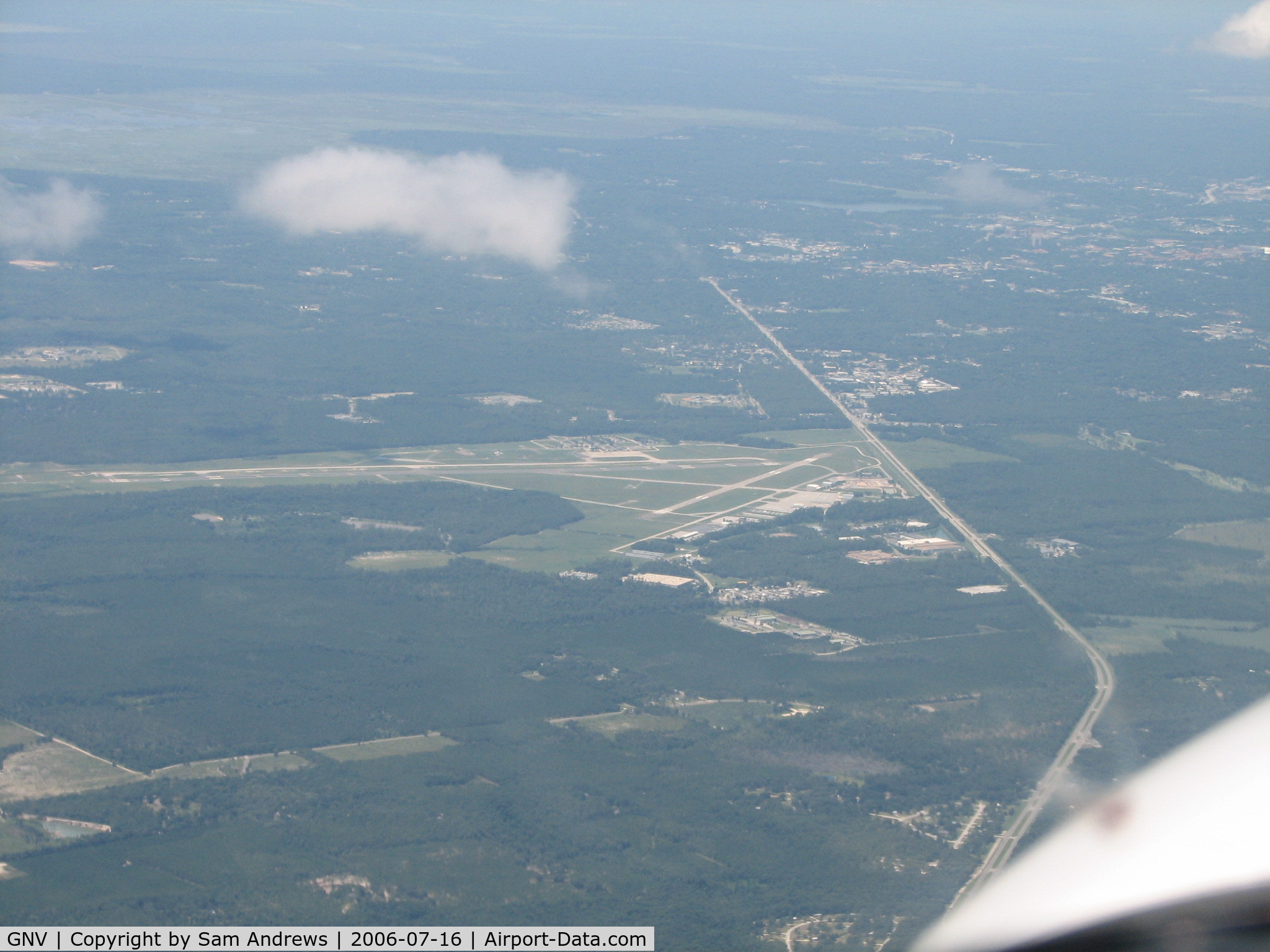 Gainesville Regional Airport (GNV) - Gainesville from 5500 ft