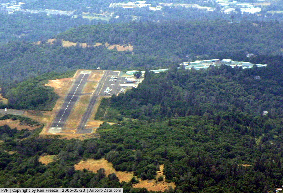 Placerville Airport (PVF) - Plaverville from the northeast