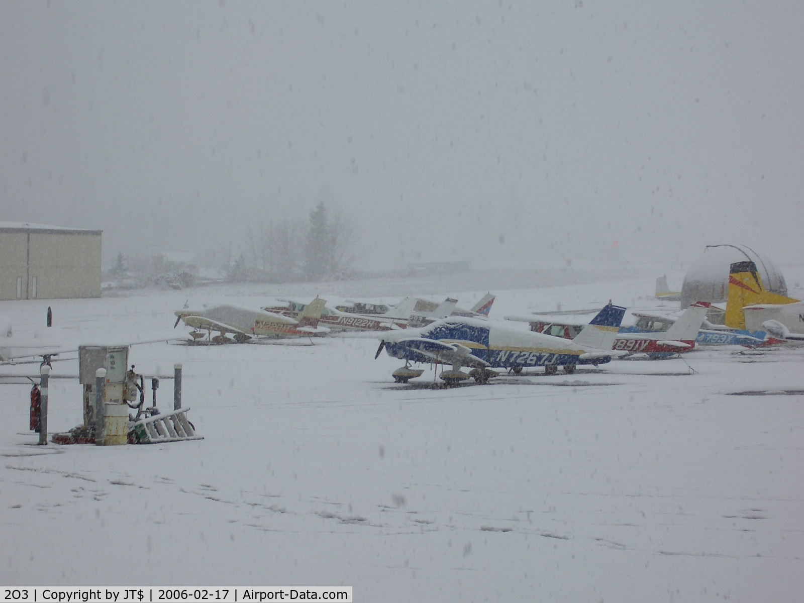 Angwin-parrett Field Airport (2O3) - Angwin Airport in the Snow
