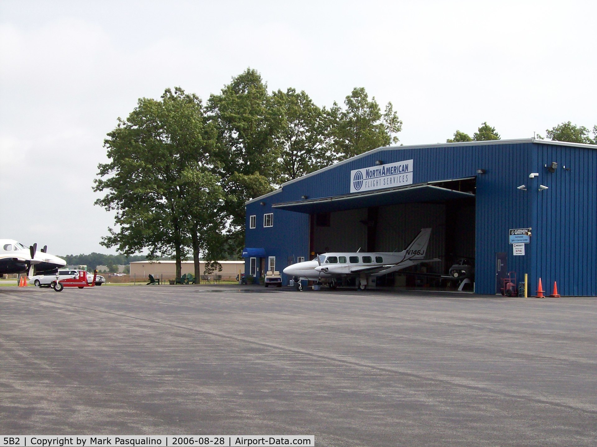 Saratoga County Airport (5B2) - General Aviation Ramp   Saratoga Springs, NY