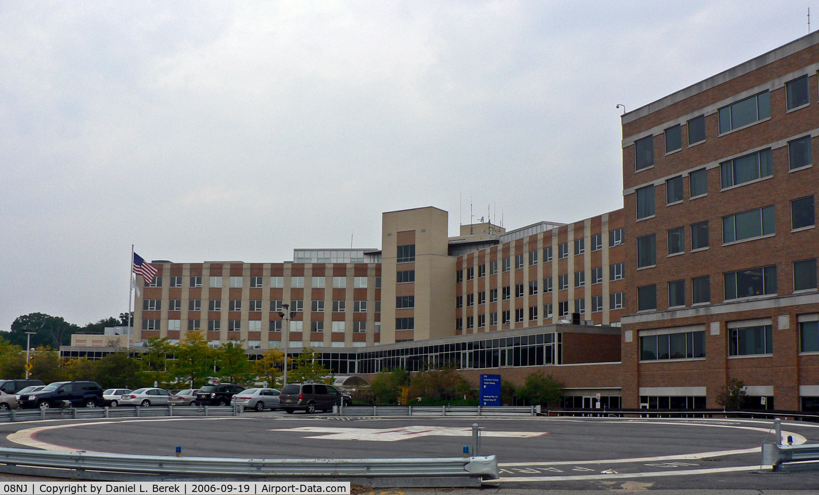 St Barnabas Medical Center Heliport (08NJ) - This heliport serves the emergency wing of Saint Barnabas Medical Center, Livingston, NJ.
