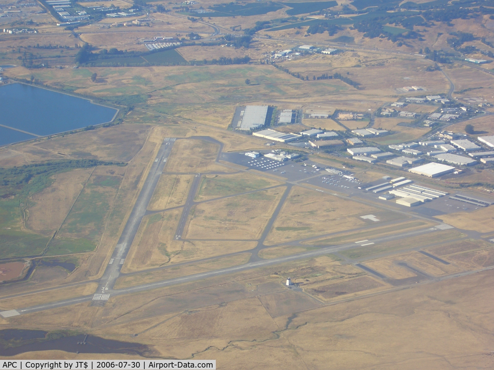 Napa County Airport (APC) - Aerial view of Napa County Airport