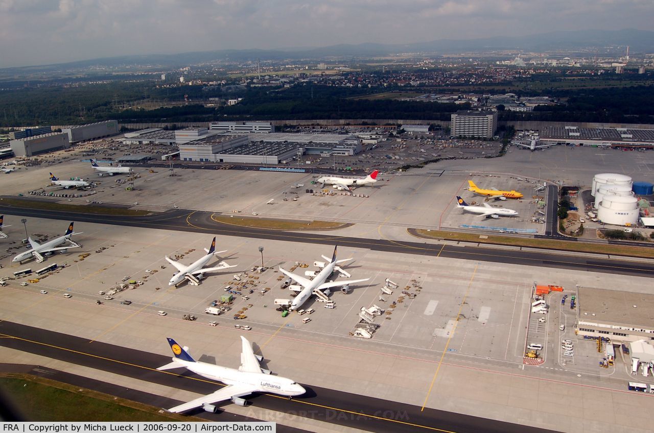 Frankfurt International Airport, Frankfurt am Main Germany (FRA) - Very busy outer parking positions