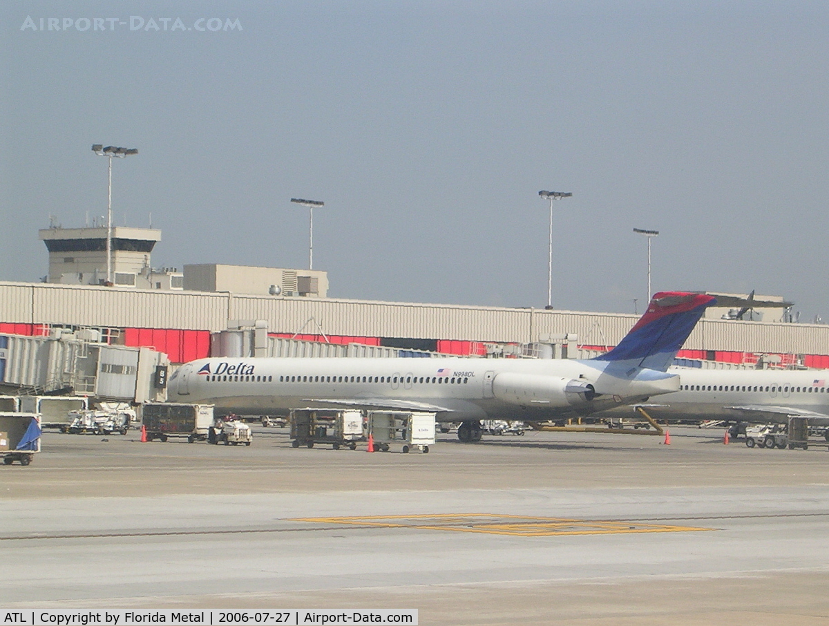 Hartsfield - Jackson Atlanta International Airport (ATL) - Delta MD-80 at Concourse B