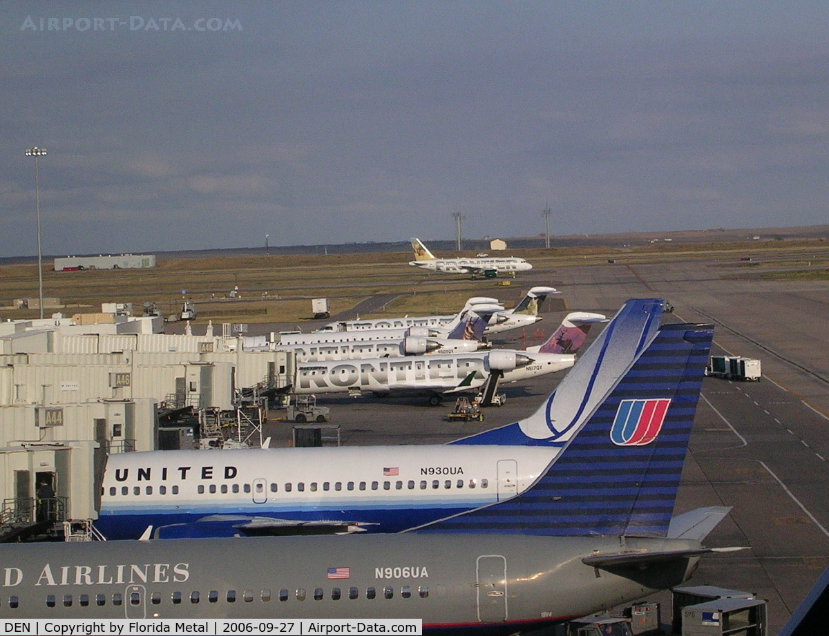 Denver International Airport (DEN) - Concourse A from bridge