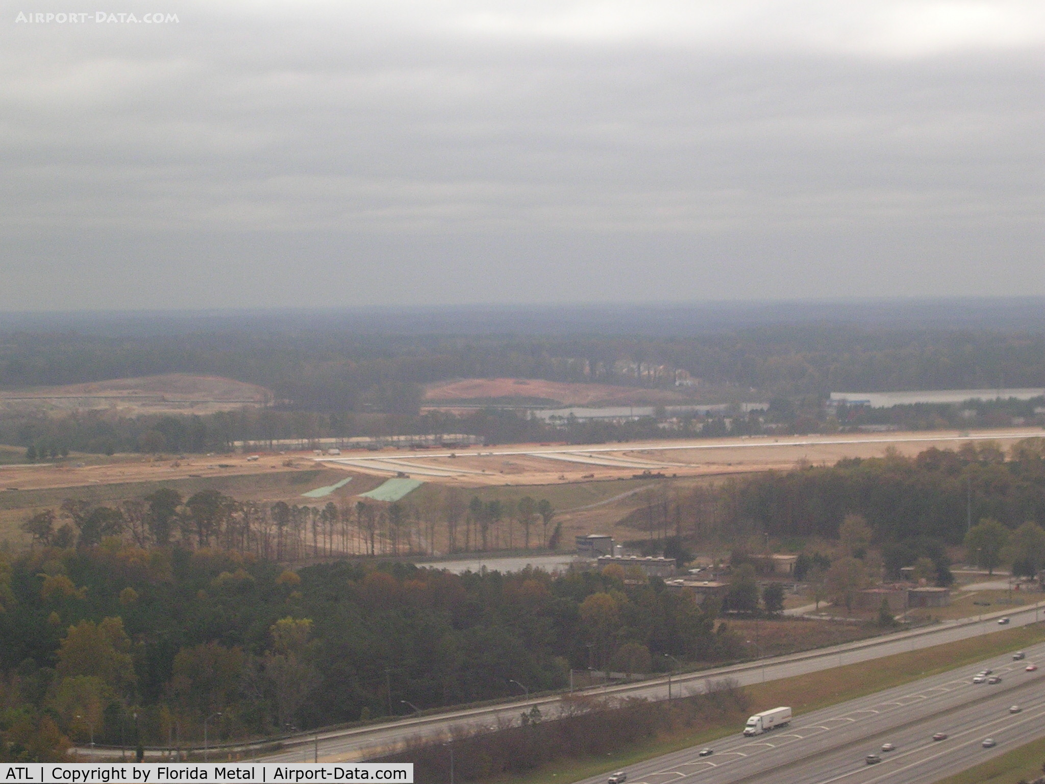 Hartsfield - Jackson Atlanta International Airport (ATL) - New runway being built (taken back in 2004)