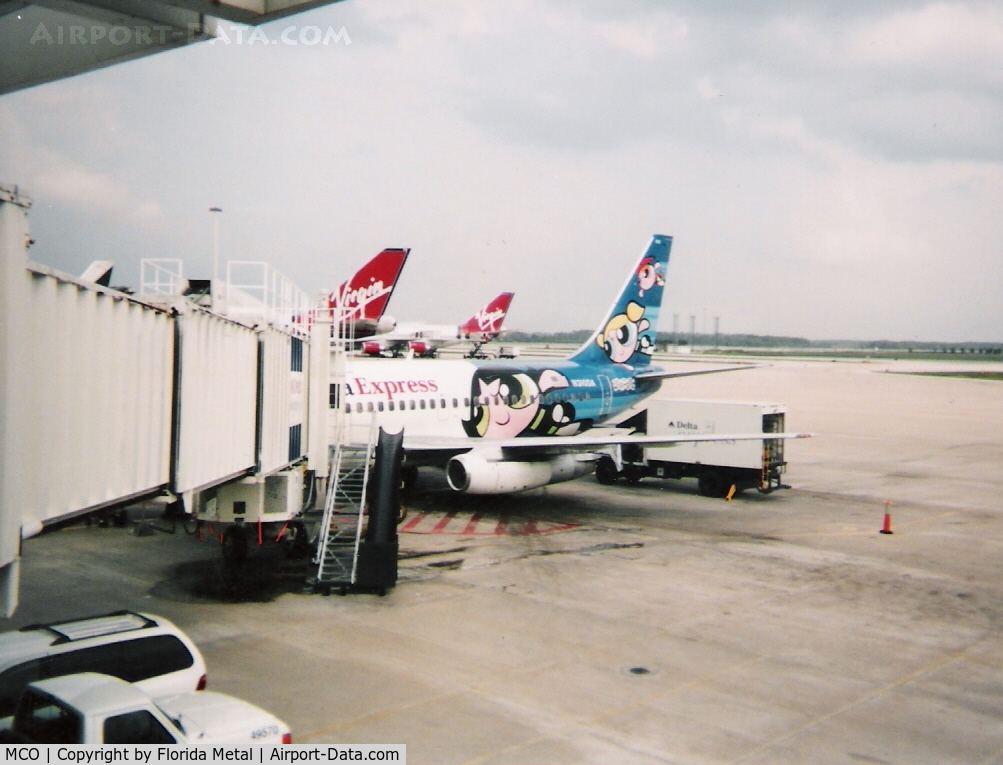 Orlando International Airport (MCO) - Powerpuff plane at Orlando