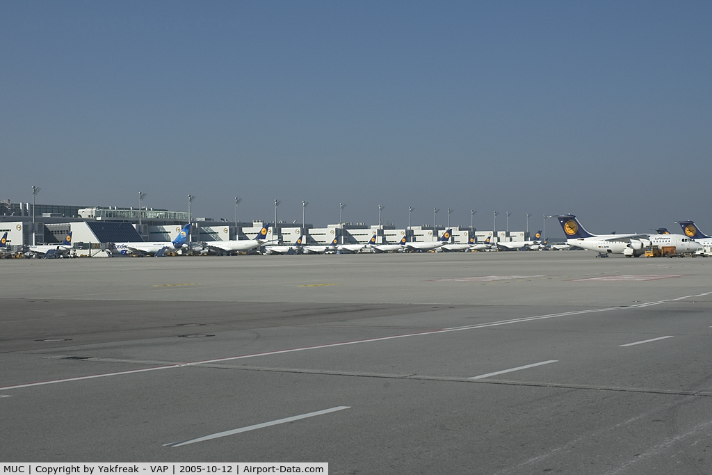 Munich International Airport (Franz Josef Strauß International Airport), Munich Germany (MUC) - Terminal overview