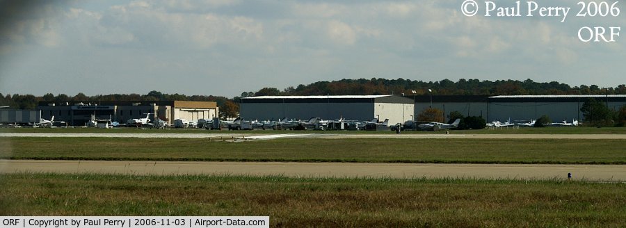 Norfolk International Airport (ORF) - General Aviation seen from the west side of the airport
