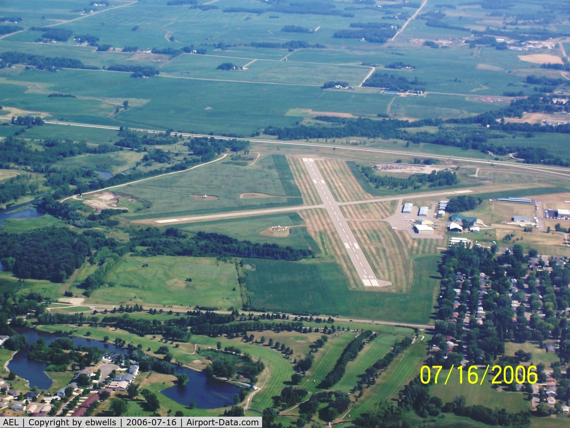 Albert Lea Municipal Airport (AEL) - View from South looking North