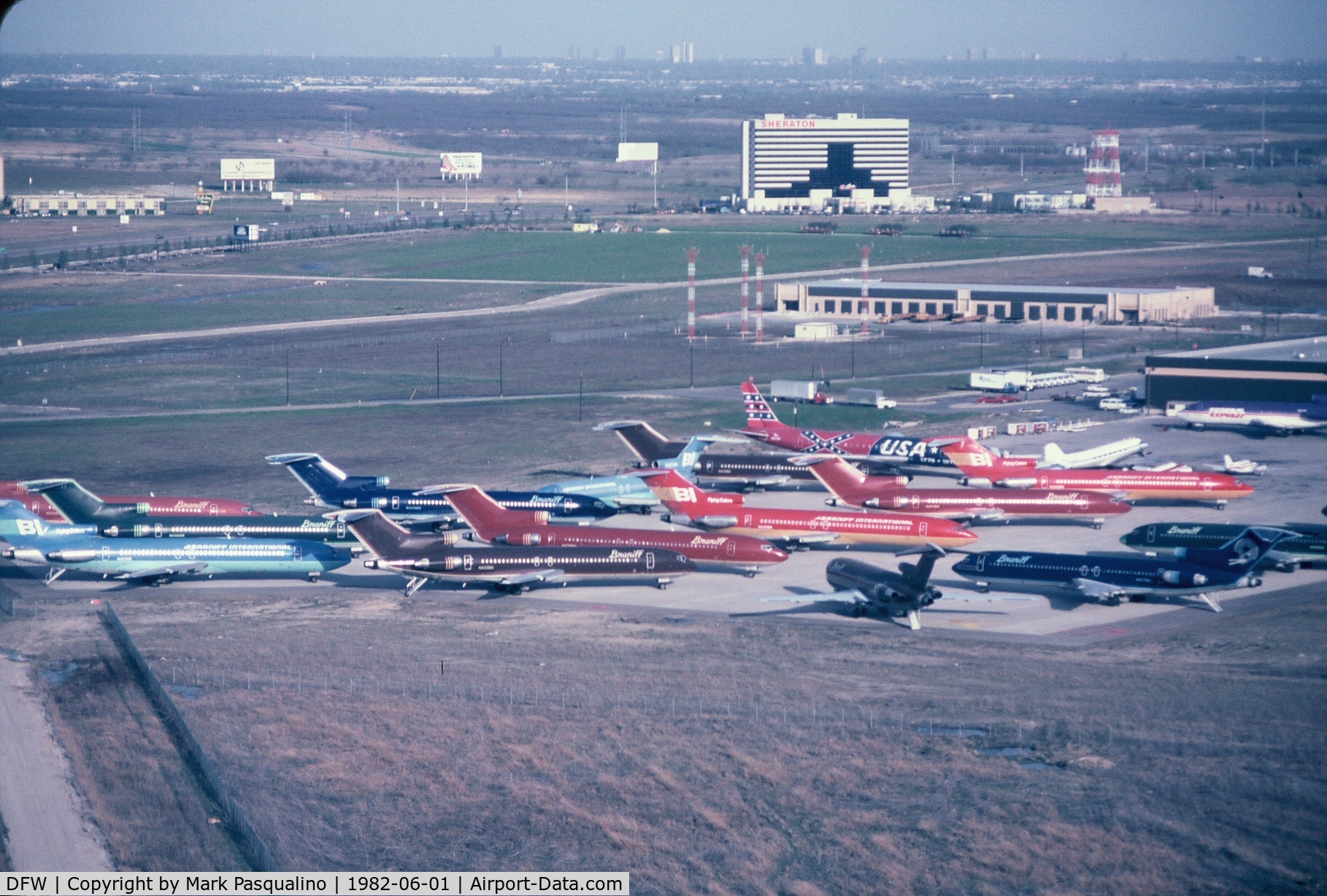 Dallas/fort Worth International Airport (DFW) - Braniff International fleet