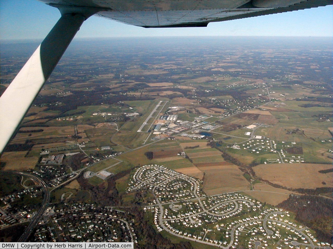 Carroll County Rgnl/jack B Poage Field Airport (DMW) - passing DMW looking north