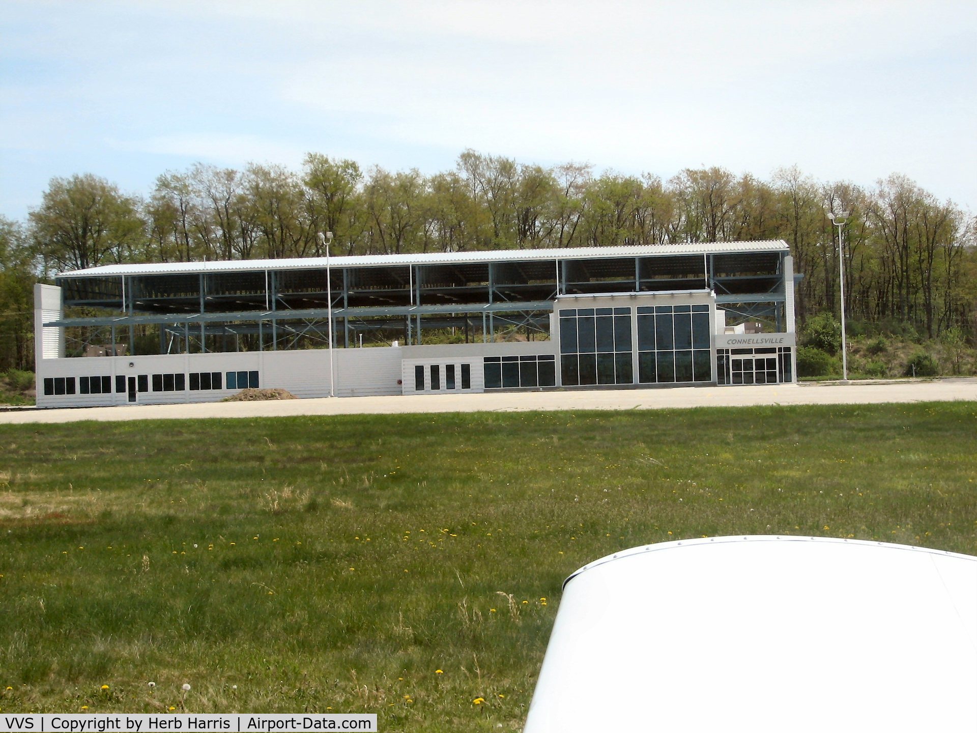 Joseph A. Hardy Connellsville Airport (VVS) - Looks like they are thinking about building a terminal. I didn't ask but sure looks new to me