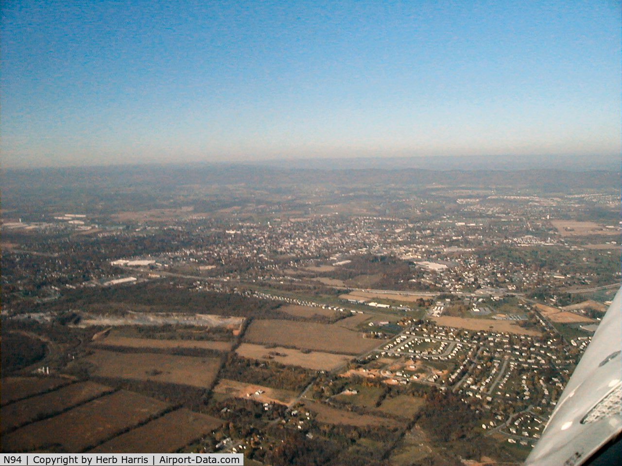 Carlisle Airport (N94) - Approaching airport - further out