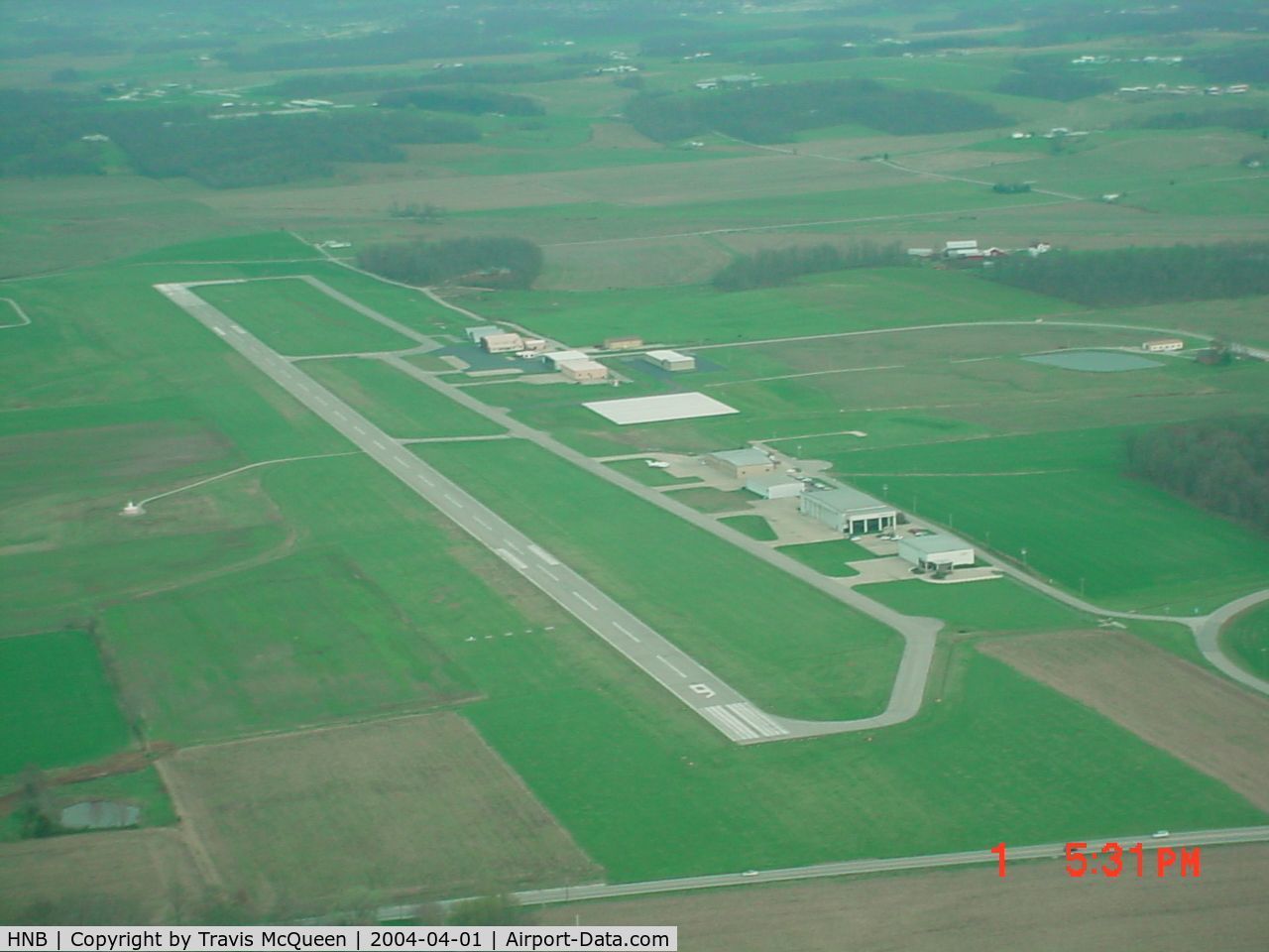 Huntingburg Airport (HNB) - Huntingburg Airport during the spring of 2004