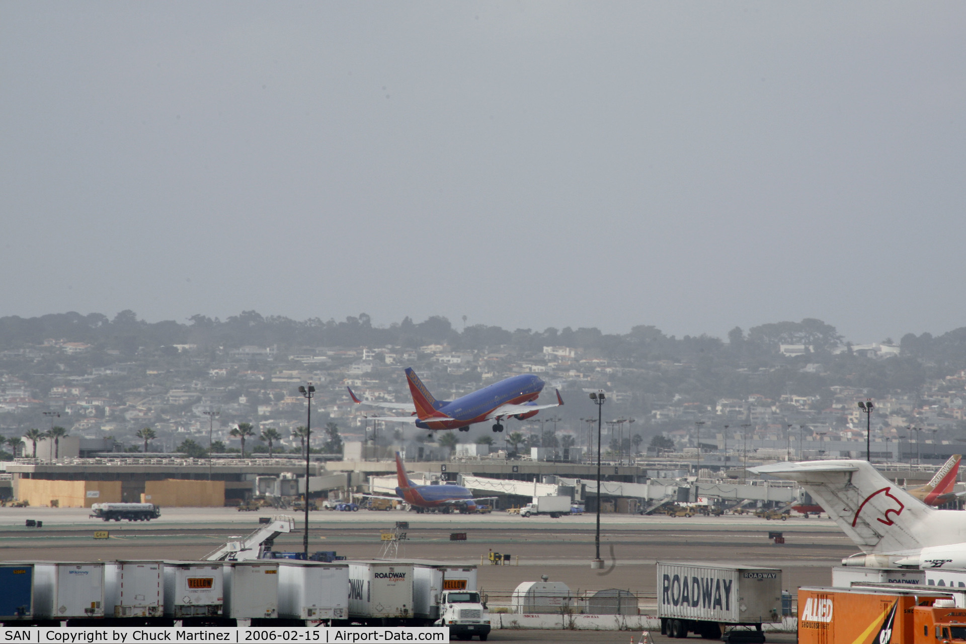 San Diego International Airport (SAN) - Southwest plane takeoff