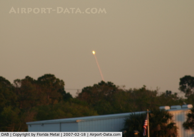 Daytona Beach International Airport (DAB) - Rocket Launch in distance at DAB.
