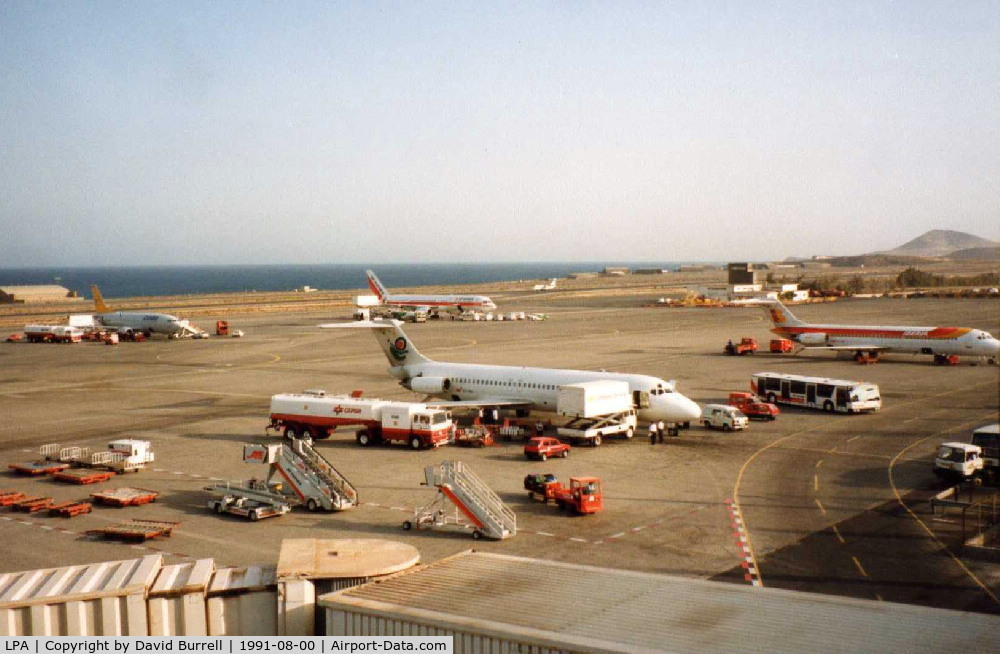 Gran Canaria International Airport, Gran Canaria Spain (LPA) - Las Palmas - 1991