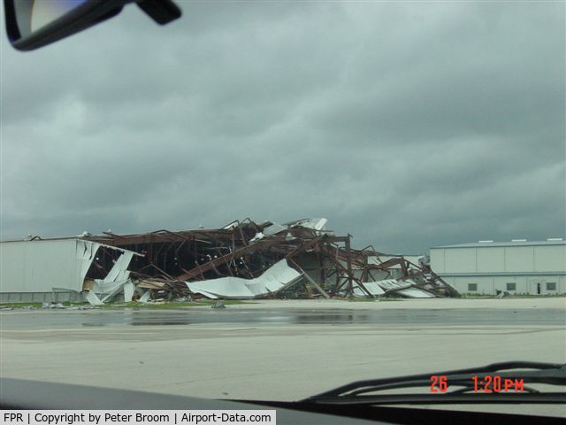 St Lucie County International Airport (FPR) - Hanger @ KFPR after Tornado visit