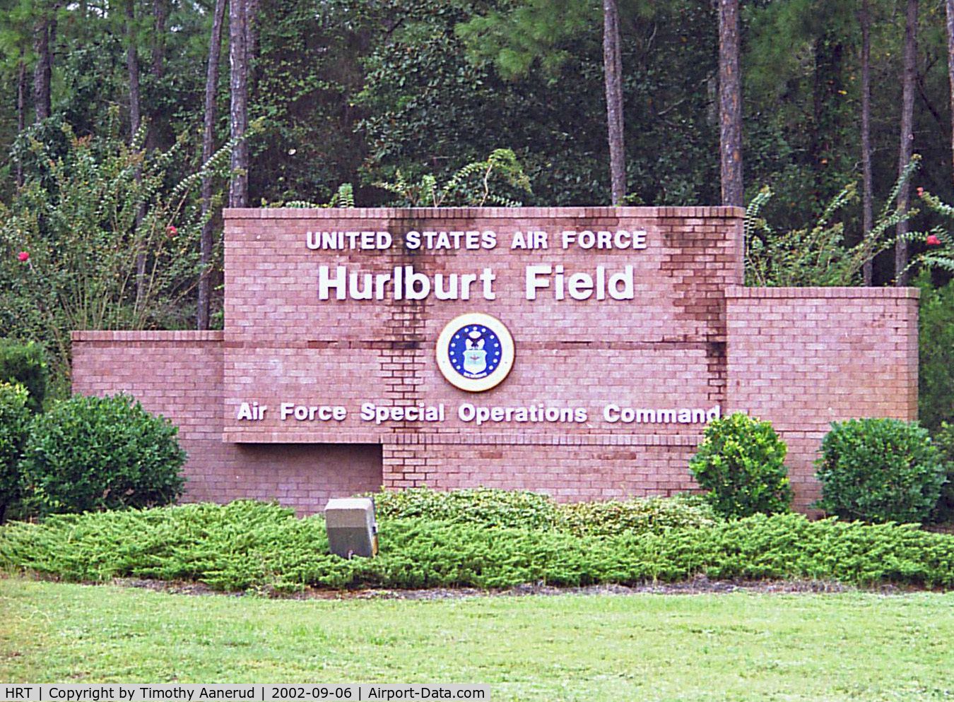 Hurlburt Field Airport (HRT) - Entrance Sign