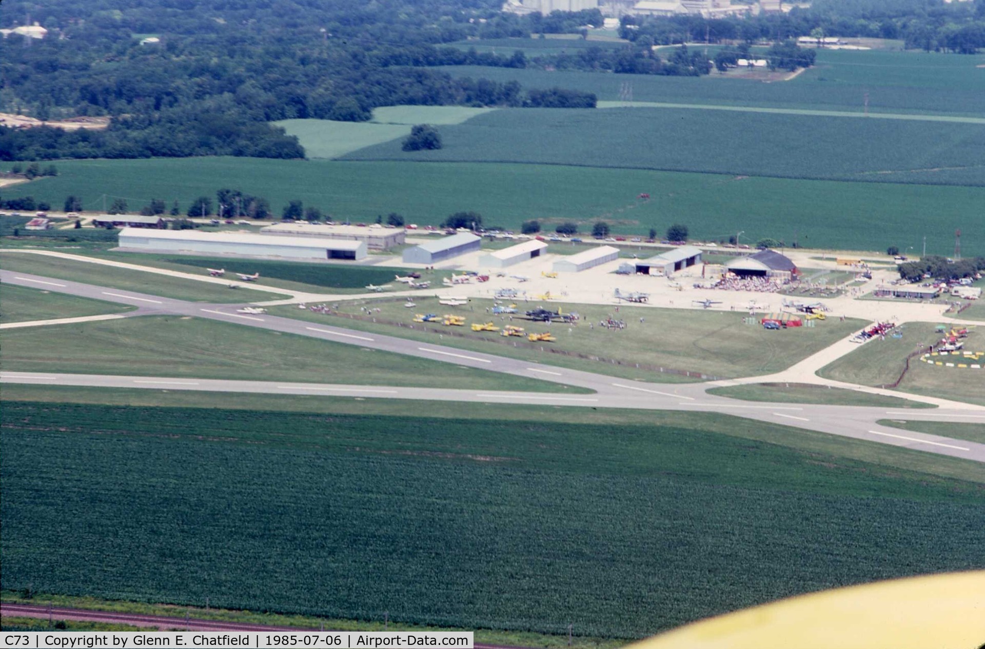 Dixon Muni-charles R. Walgreen Field Airport (C73) - Shot taken from a PT-19A