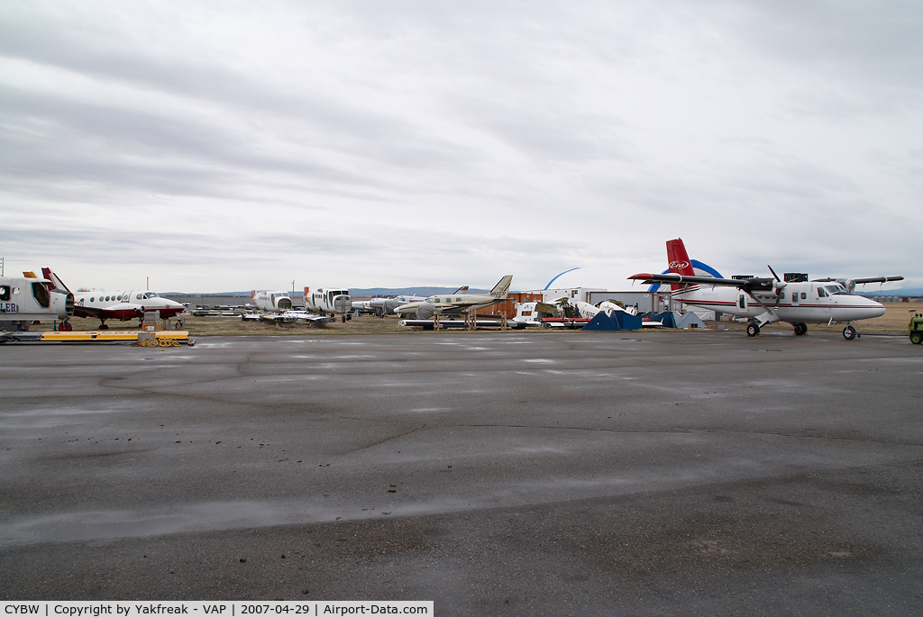 Calgary/Springbank Airport (Springbank Airport), Calgary, Alberta Canada (CYBW) - Scrapyard