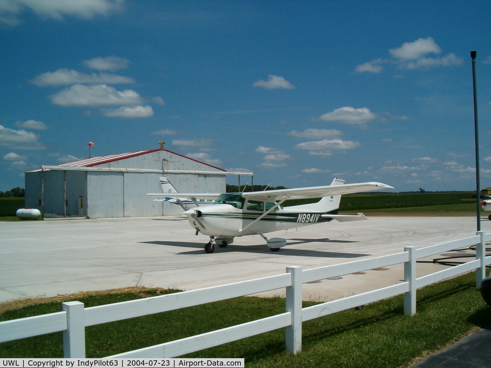 New Castle-henry Co Municipal Airport (UWL) - Tarmac, and N8941V, which I've flown in twice.