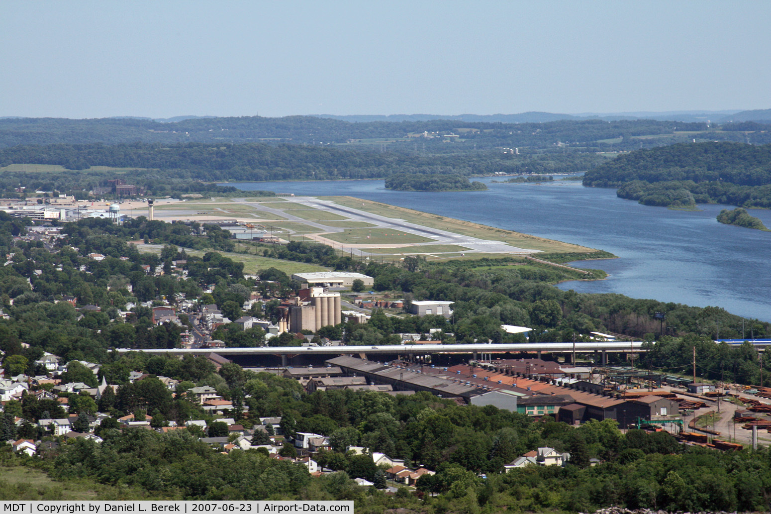 Harrisburg International Airport (MDT) - Harrisburg International Airport, as seen from a low-flying Ford Tri-Motor.