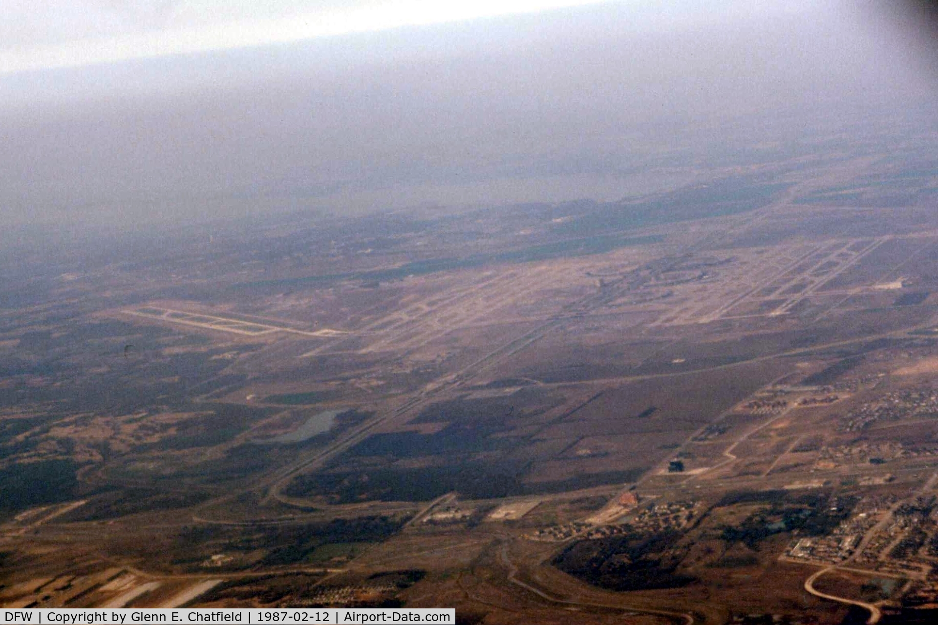Dallas/fort Worth International Airport (DFW) - View from a DC9 enroute DFW to ORD