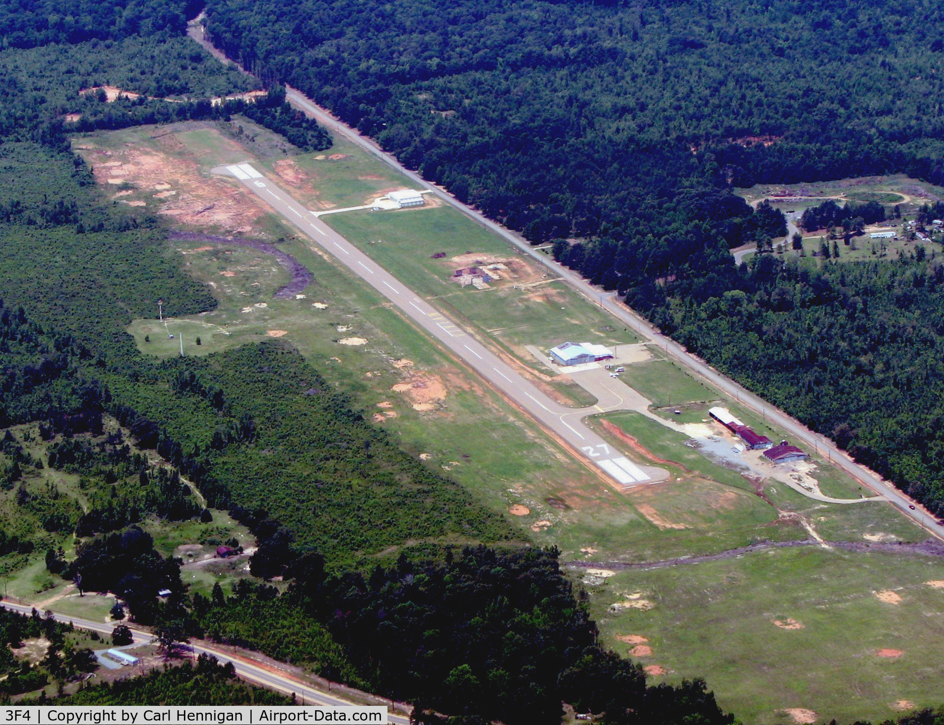 Vivian Airport (3F4) - Vivian airport looking west