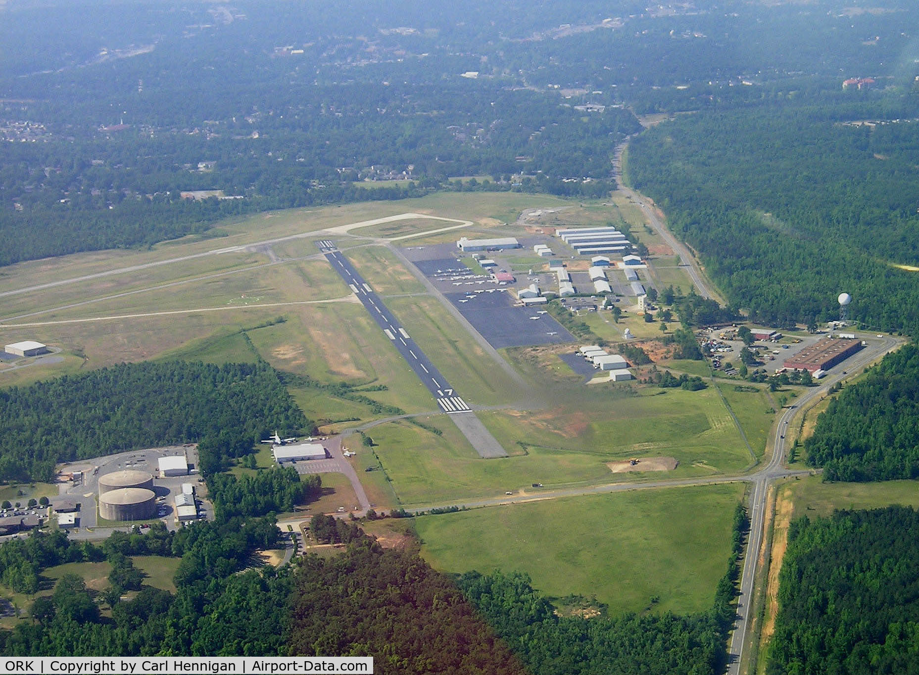 North Little Rock Municipal Airport (ORK) - looking south