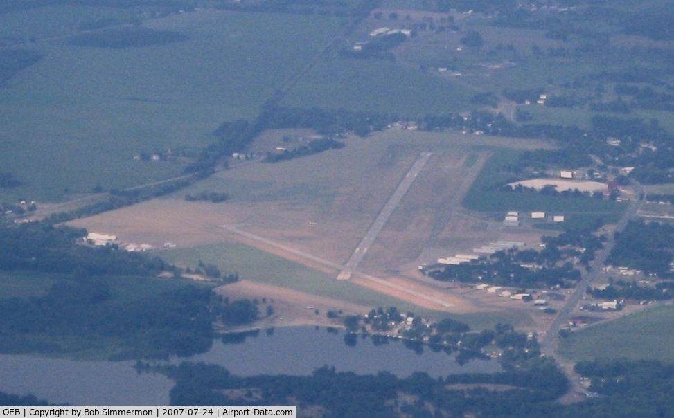 Branch County Memorial Airport (OEB) - View from 6500'