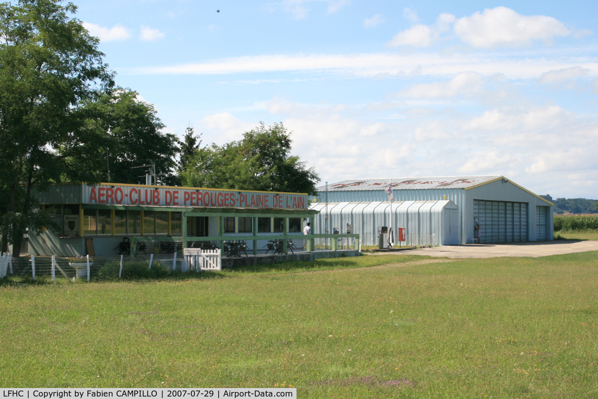 Pérouges Meximieux Airport, Pérouges France (LFHC) - club de PÃ©rouge plaine de l'ain