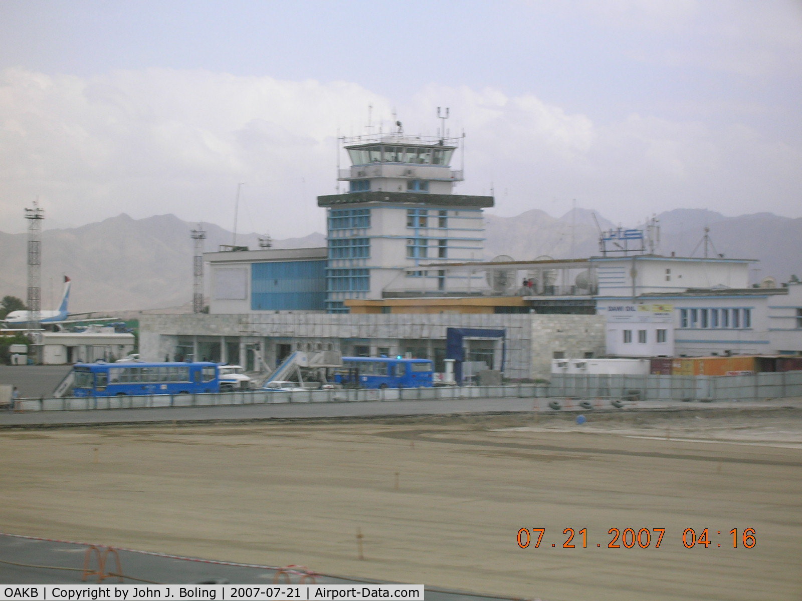 Kabul International Airport, Kabul Afghanistan (OAKB) - Control Tower at Kabul (KBL)