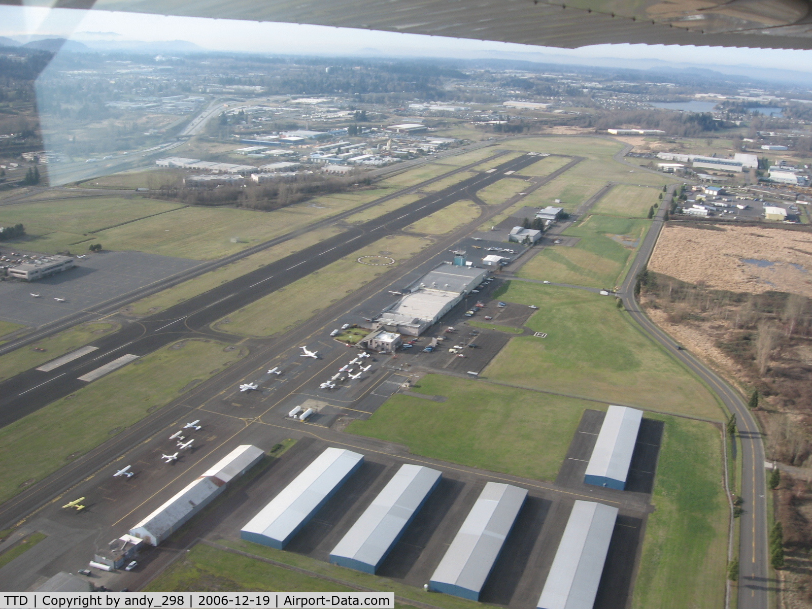 Portland-troutdale Airport (TTD) - taken shortly after takeoff from a C-150