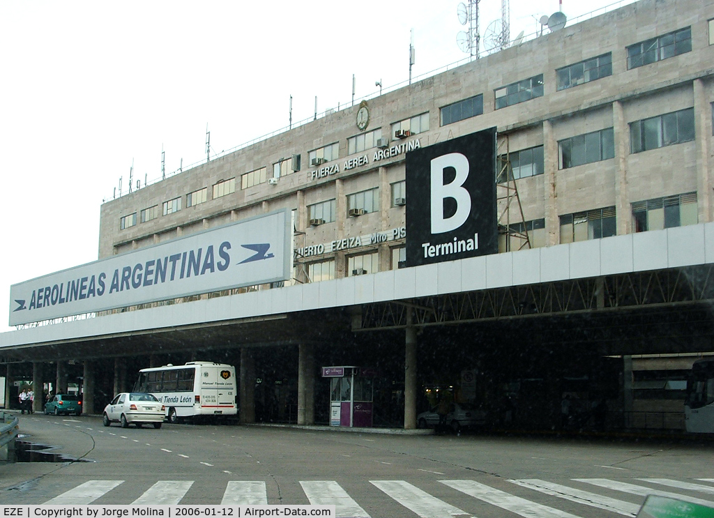 Ministro Pistarini International Airport (Ezeiza International Airport), Ezeiza, Buenos Aires Province Argentina (EZE) - Aerolineas Argentinas, Terminal B.