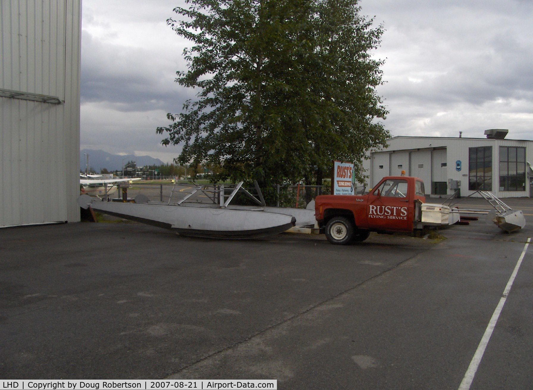 Lake Hood Seaplane Base (LHD) - Highly modified truck with capability to position straight-float plane aircraft out of water.